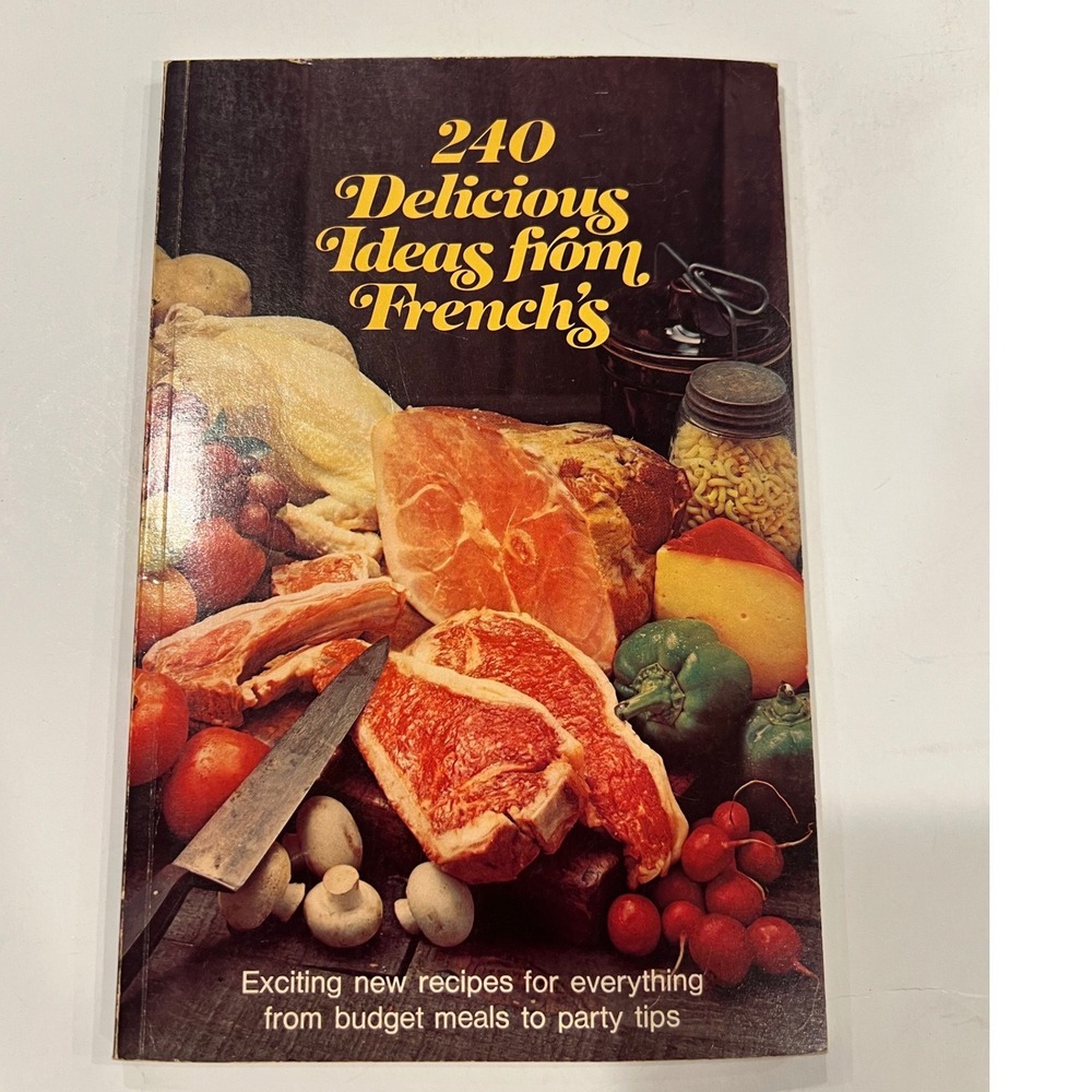 Vintage Delicious Cooking & Baking Cookbook Rita Fitzgerald RT French Co Recipes